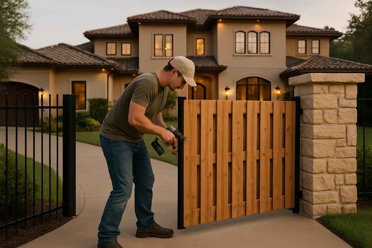 Pallet Gate Installation Service in Horseshoe Bay TX