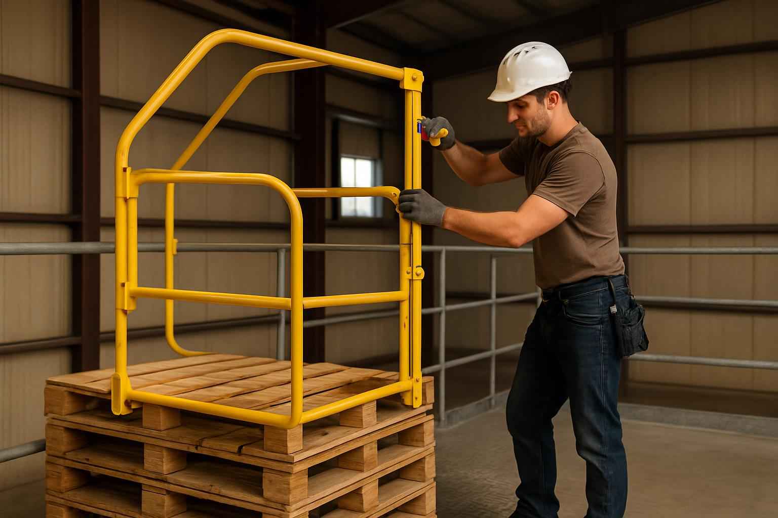 Pallet Gate Installation Service in Mason TX