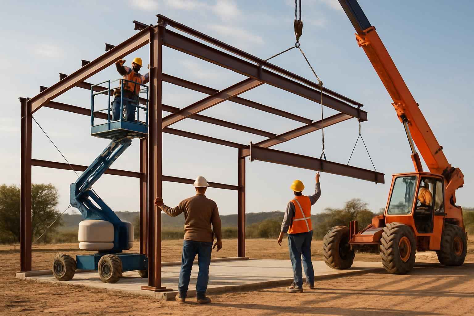 PEMB Erection Crew in Medina TX
