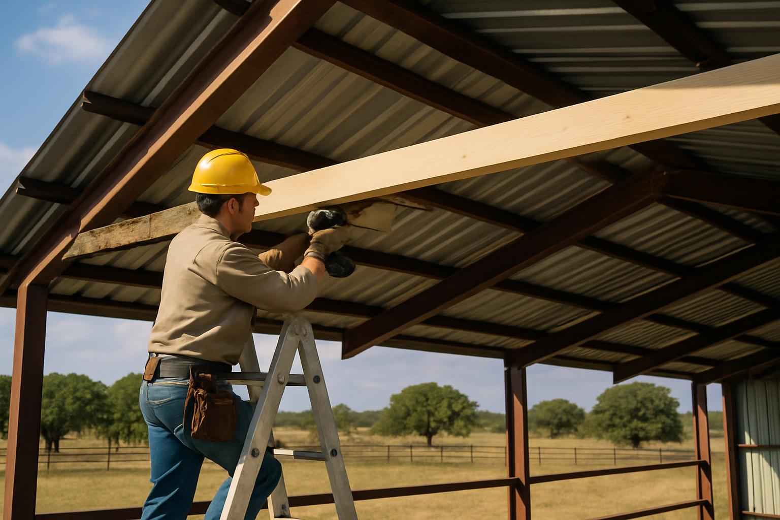 Purlin Replacement Service in Pontotoc TX