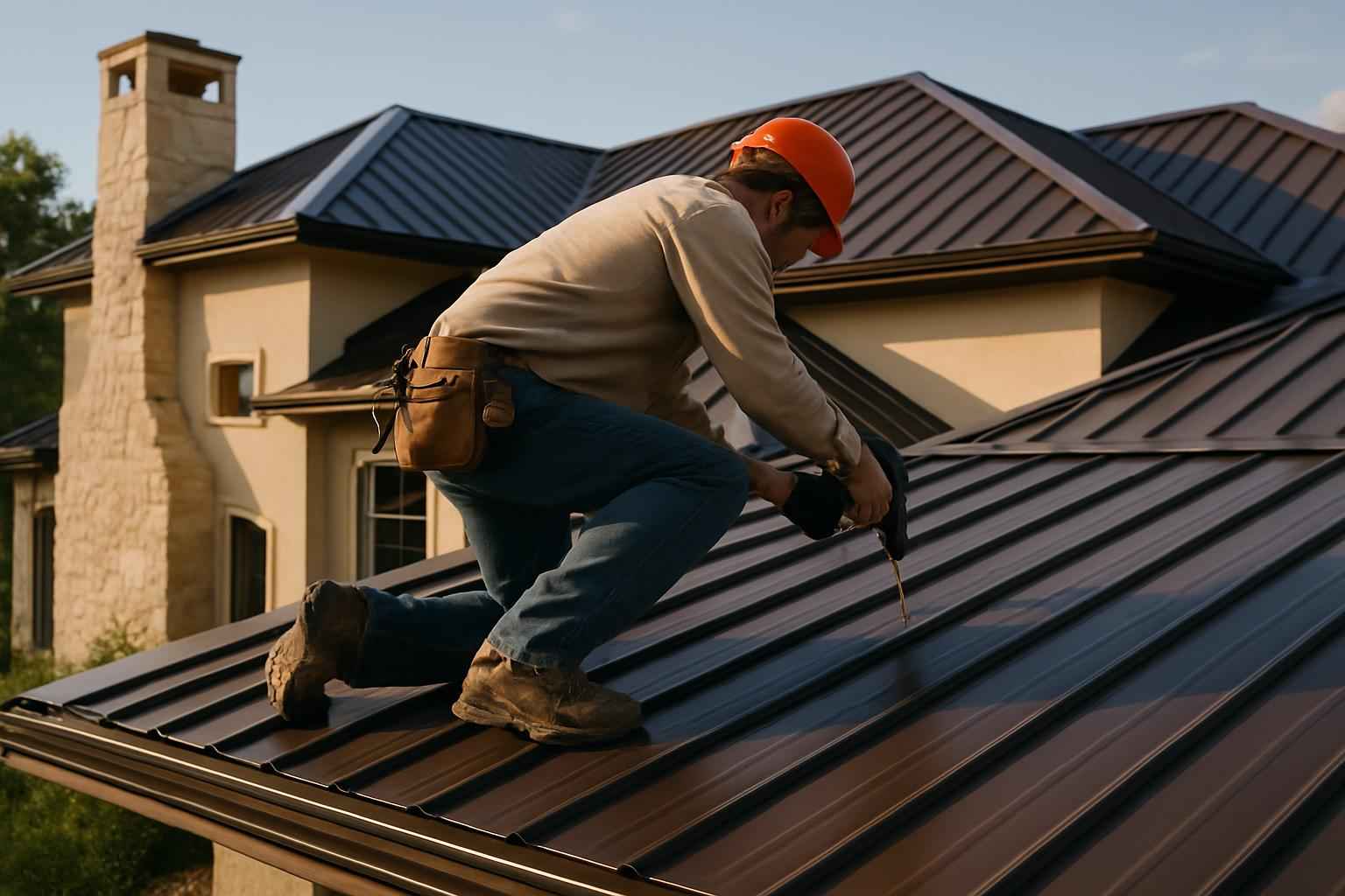 R Panel Roof Installer in Horseshoe Bay TX