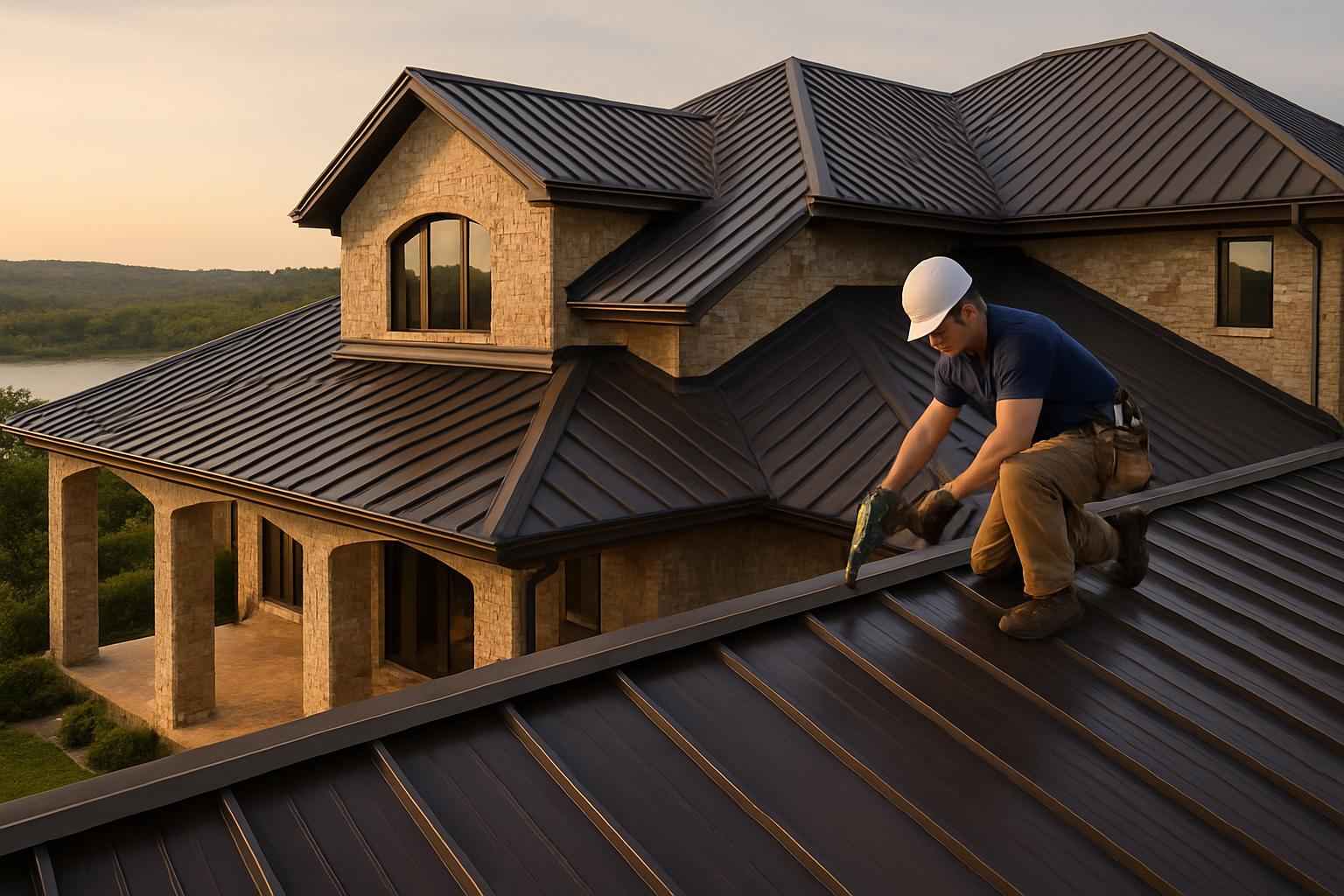 R Panel Roof Installer in Marble Falls TX