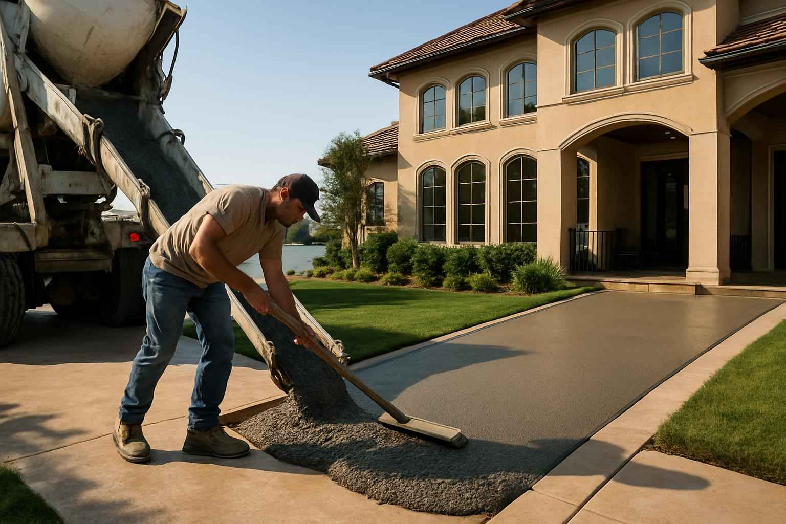 Ramp Pour Service in Cottonwood Shores TX