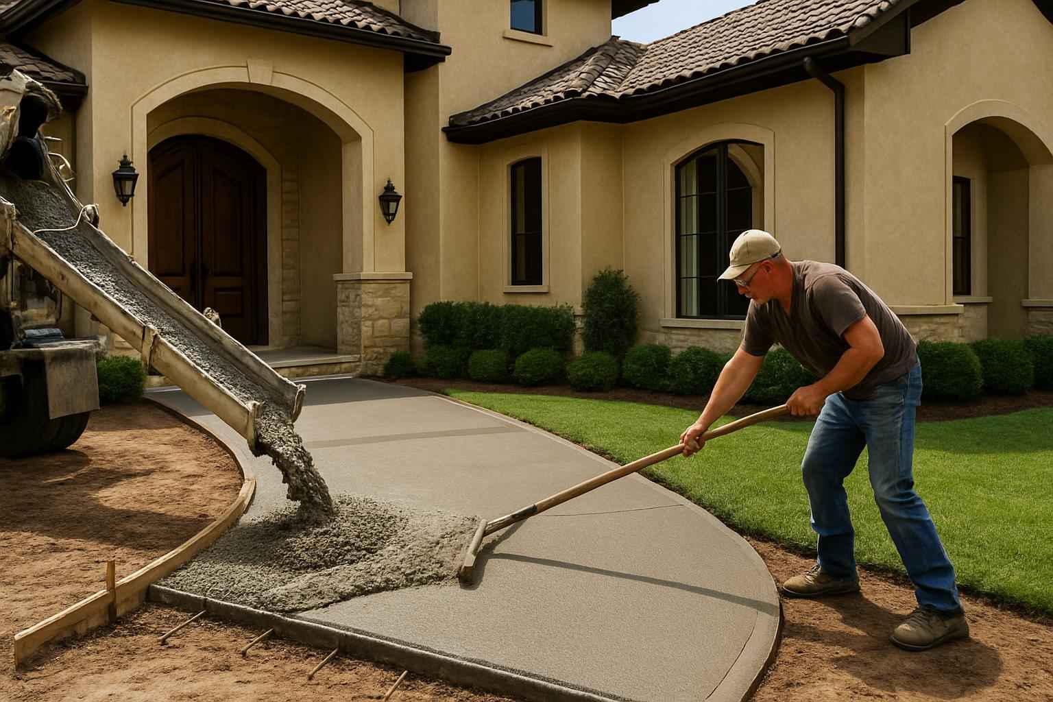 Ramp Pour Service in Medina TX