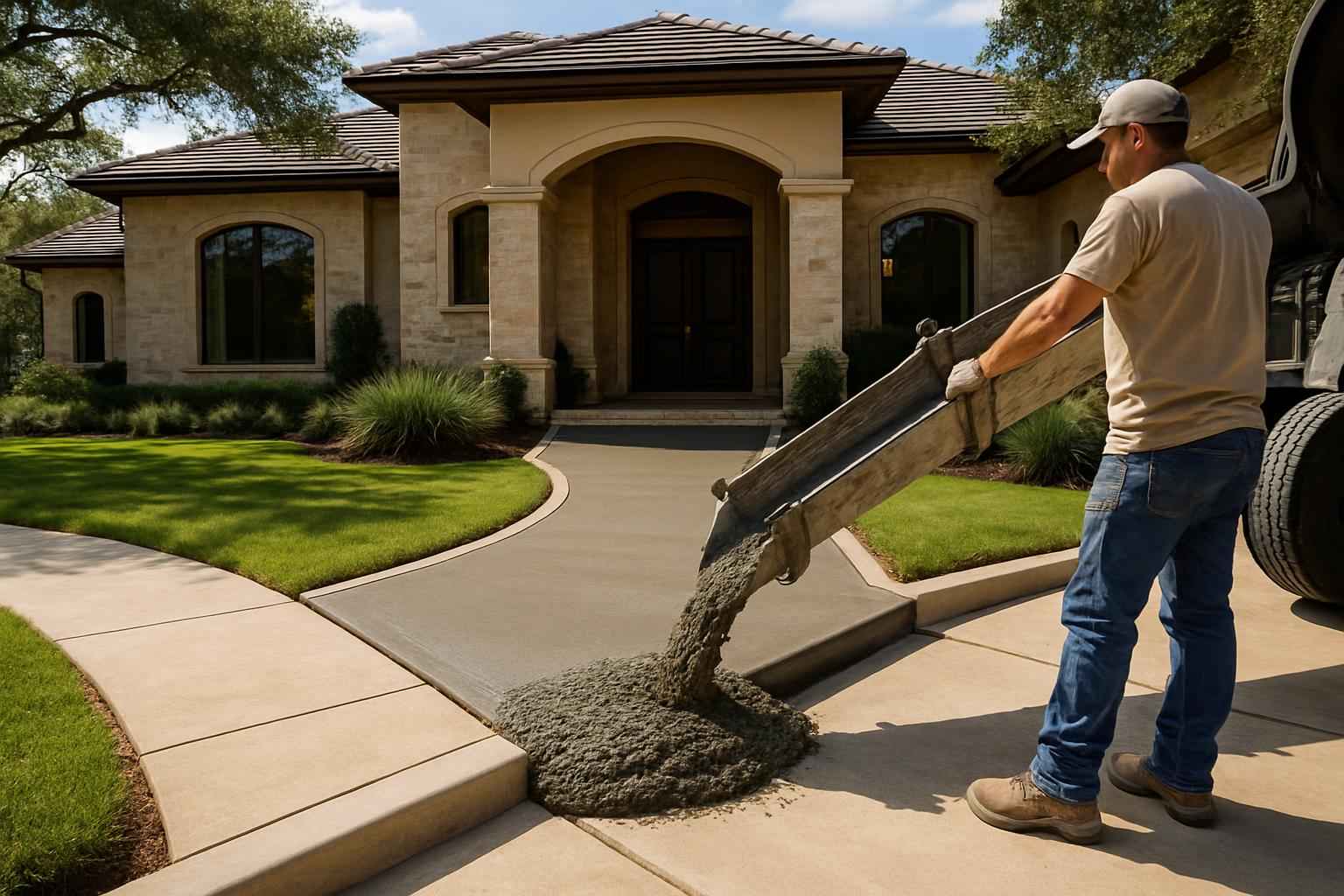 Ramp Pour Service in Pipe Creek TX