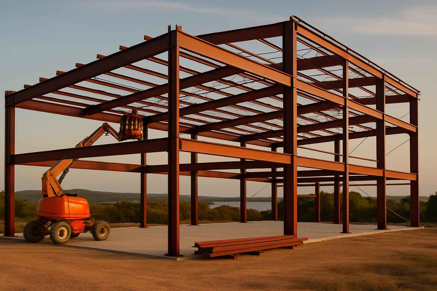 Red Iron Steel Erection in Horseshoe Bay TX