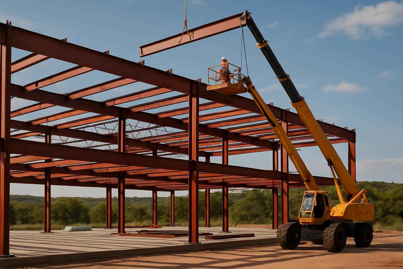 Red Iron Steel Erection in Marble Falls TX