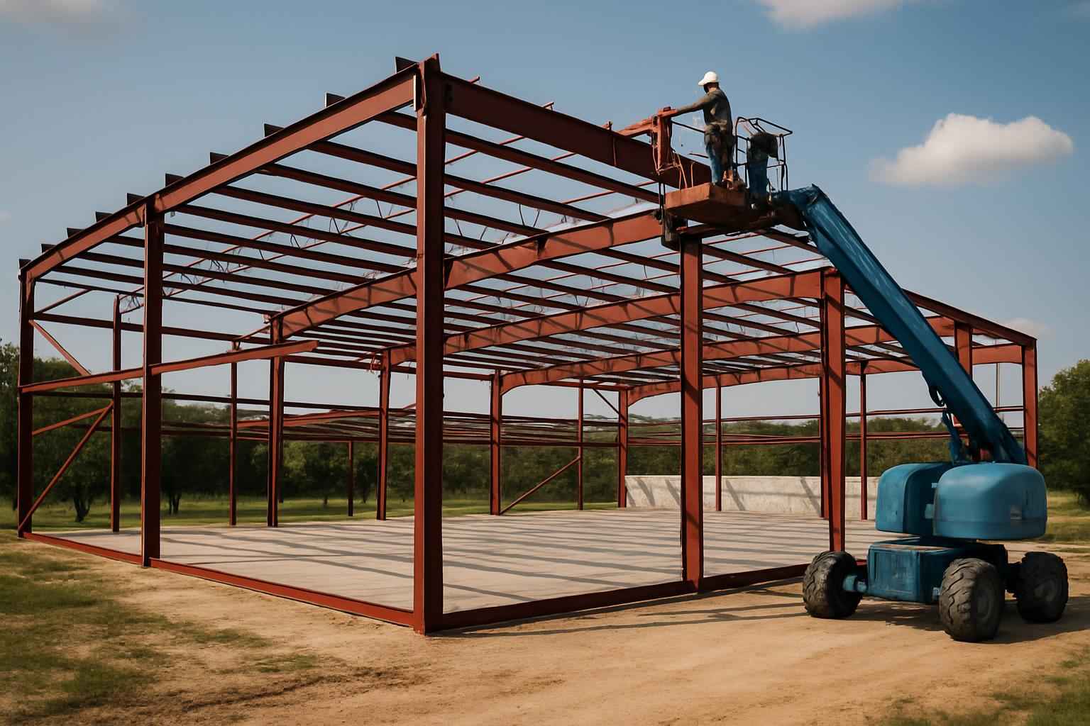 Red Iron Steel Erection in Pipe Creek TX