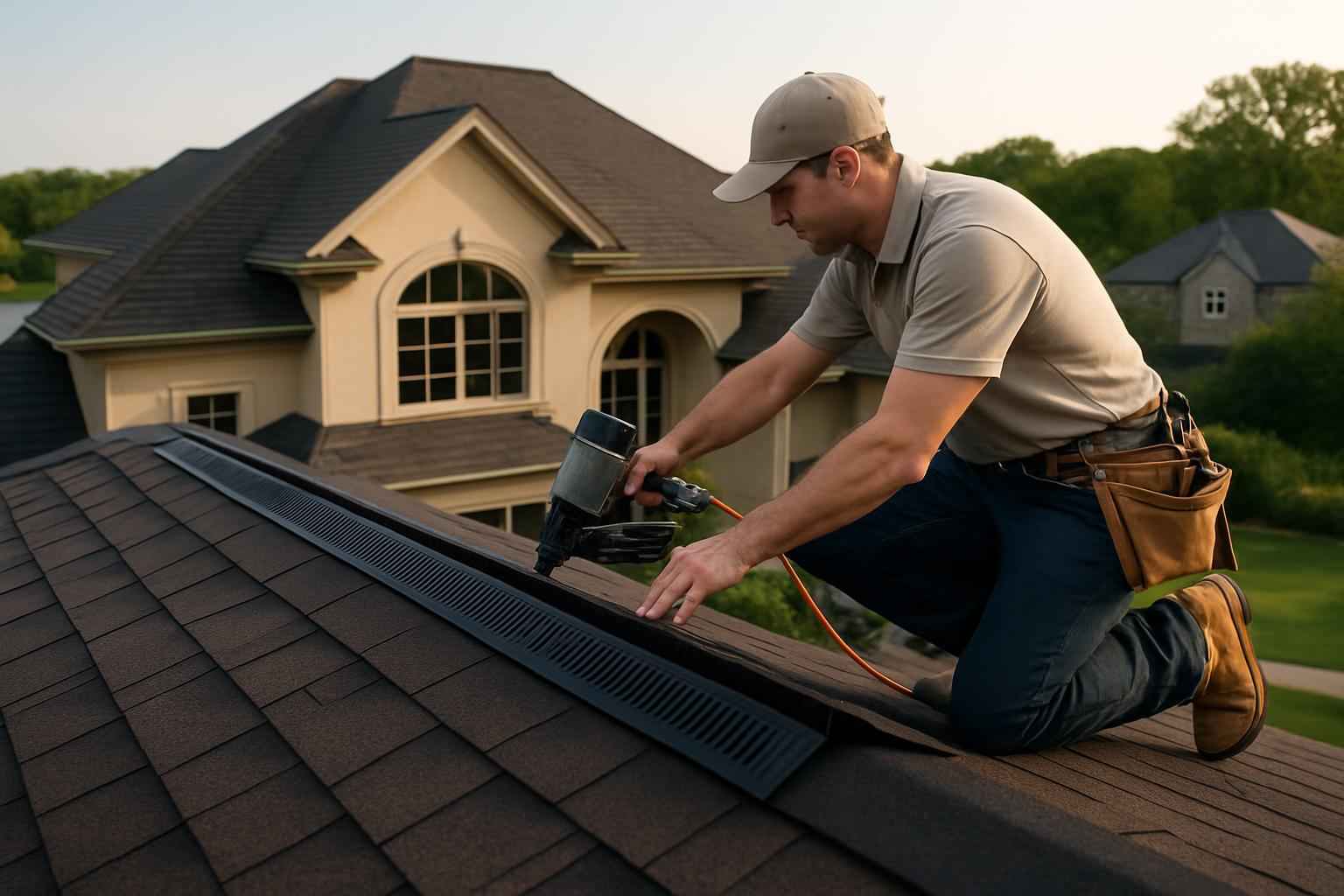 Ridge Vent Installation Service in Cottonwood Shores TX