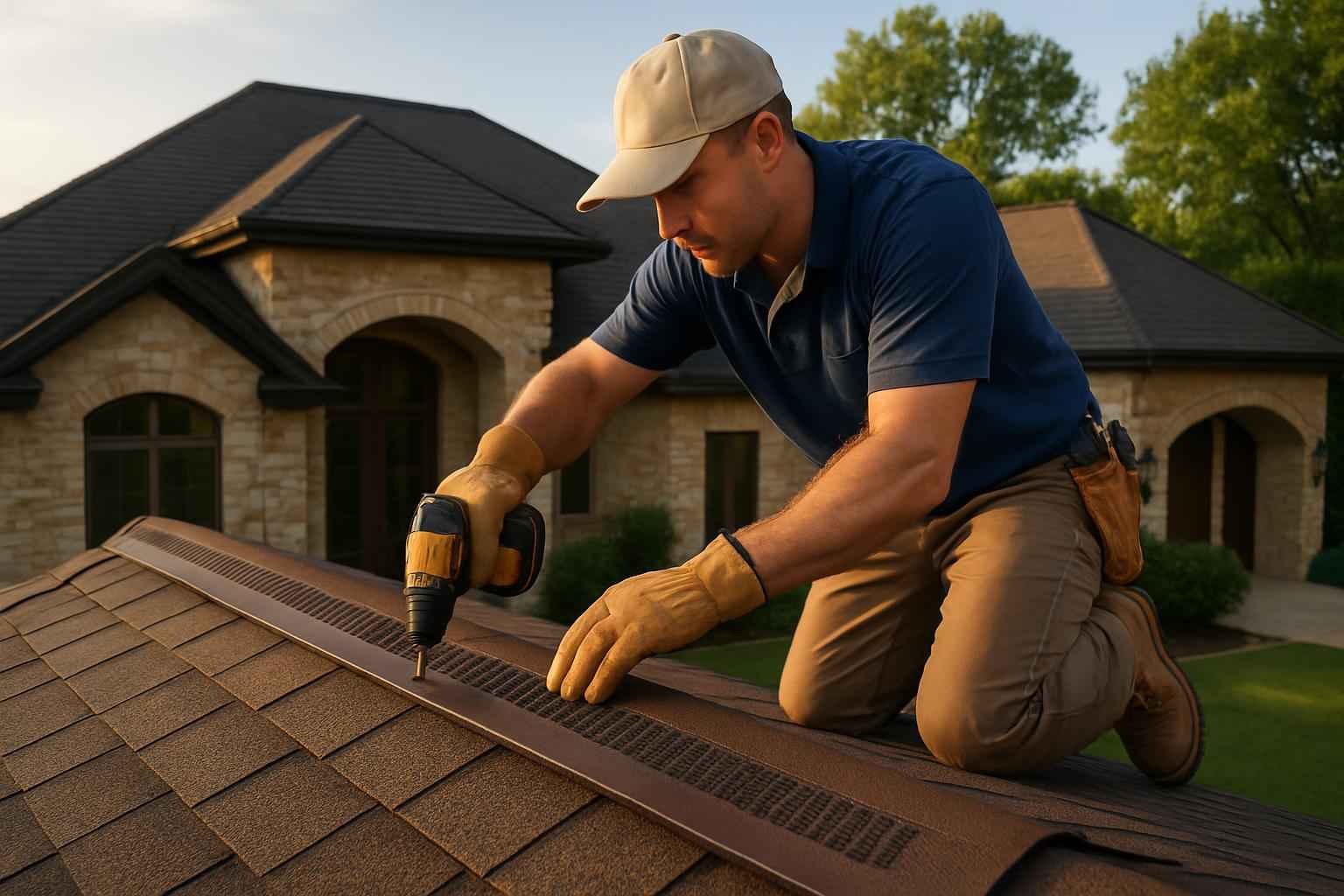 Ridge Vent Installation Service in Mason TX