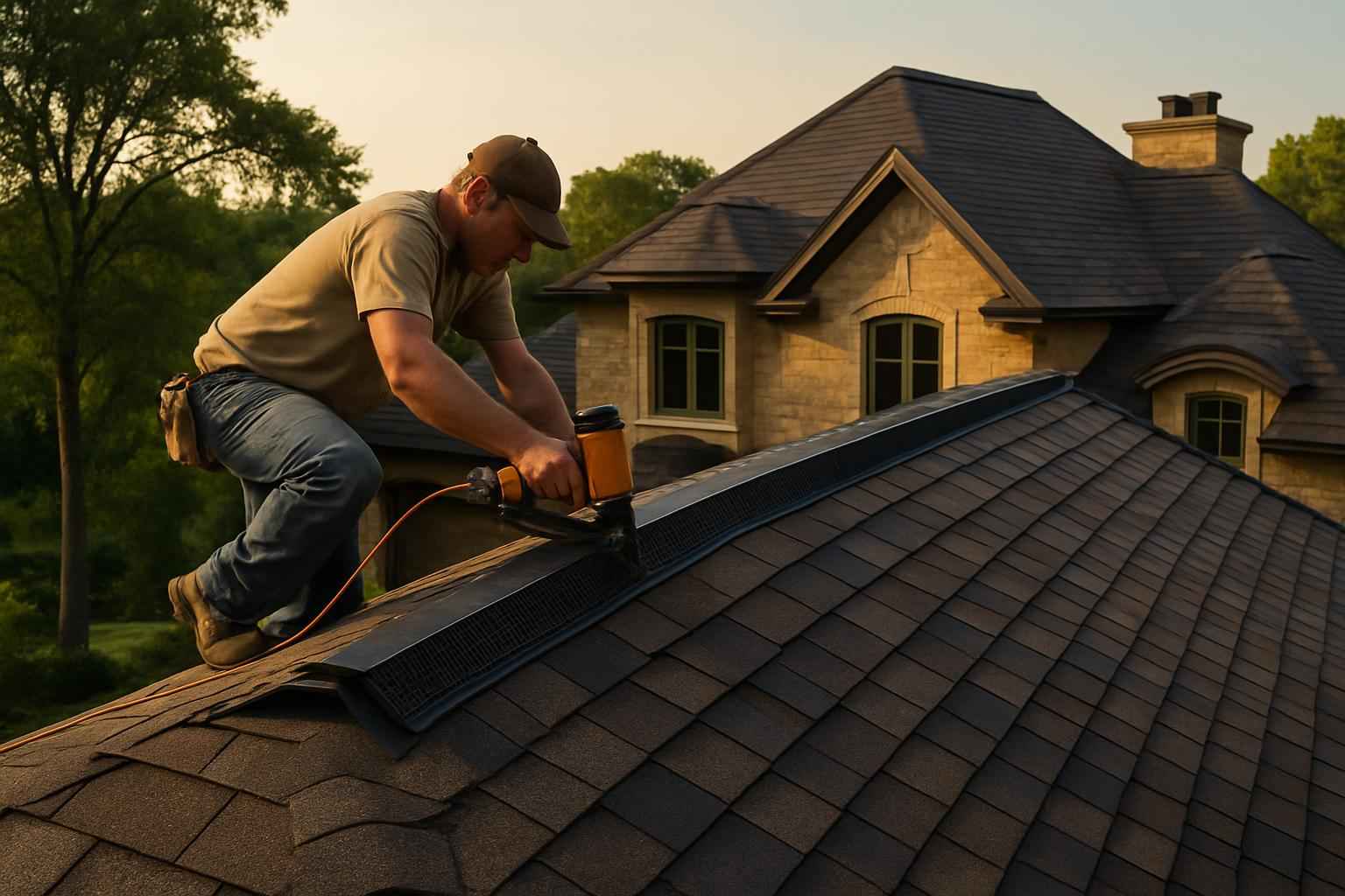 Ridge Vent Installation Service in Pontotoc TX