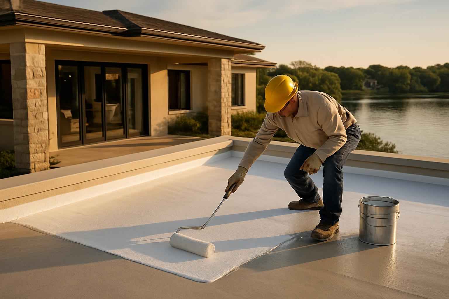 Roof Recoat Service in Cottonwood Shores TX