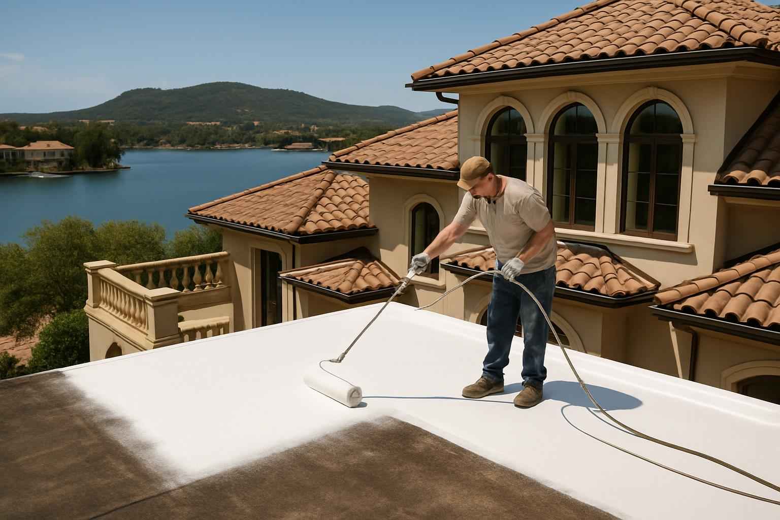 Roof Recoat Service in Horseshoe Bay TX
