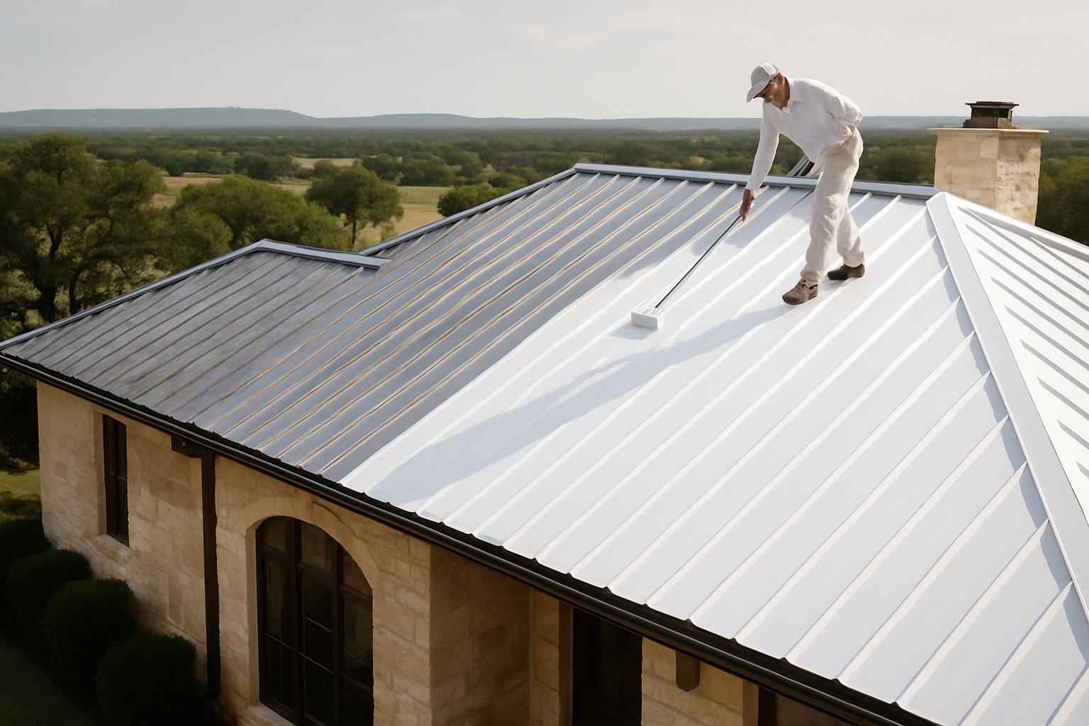 Roof Recoat Service in Mason TX