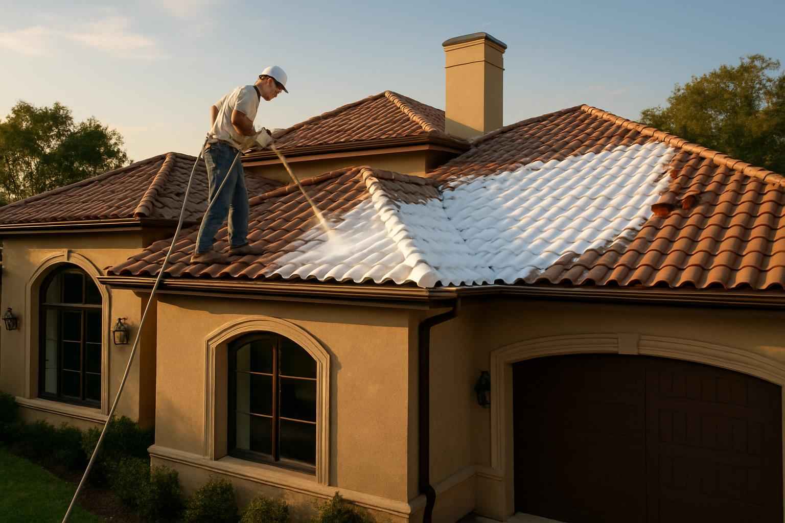 Roof Recoat Service in Medina TX