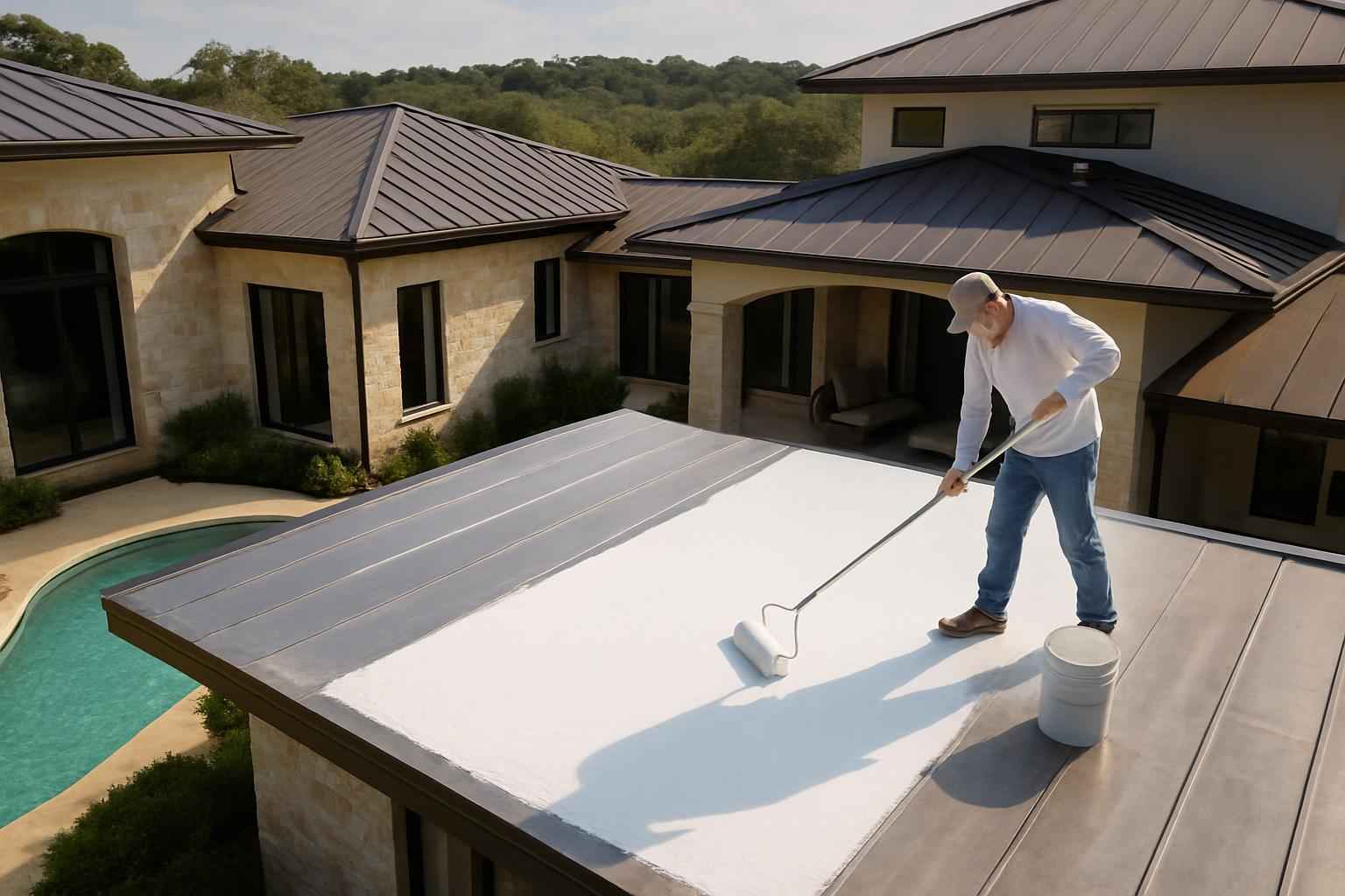 Roof Recoat Service in Pipe Creek TX