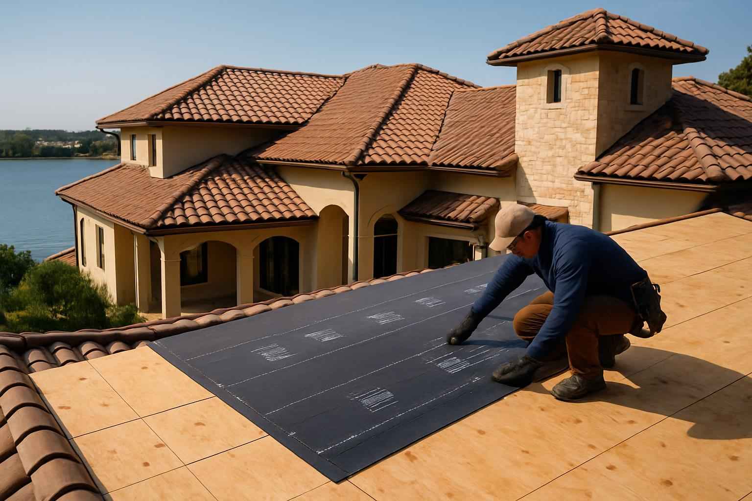 Roof Underlayment Service in Horseshoe Bay TX