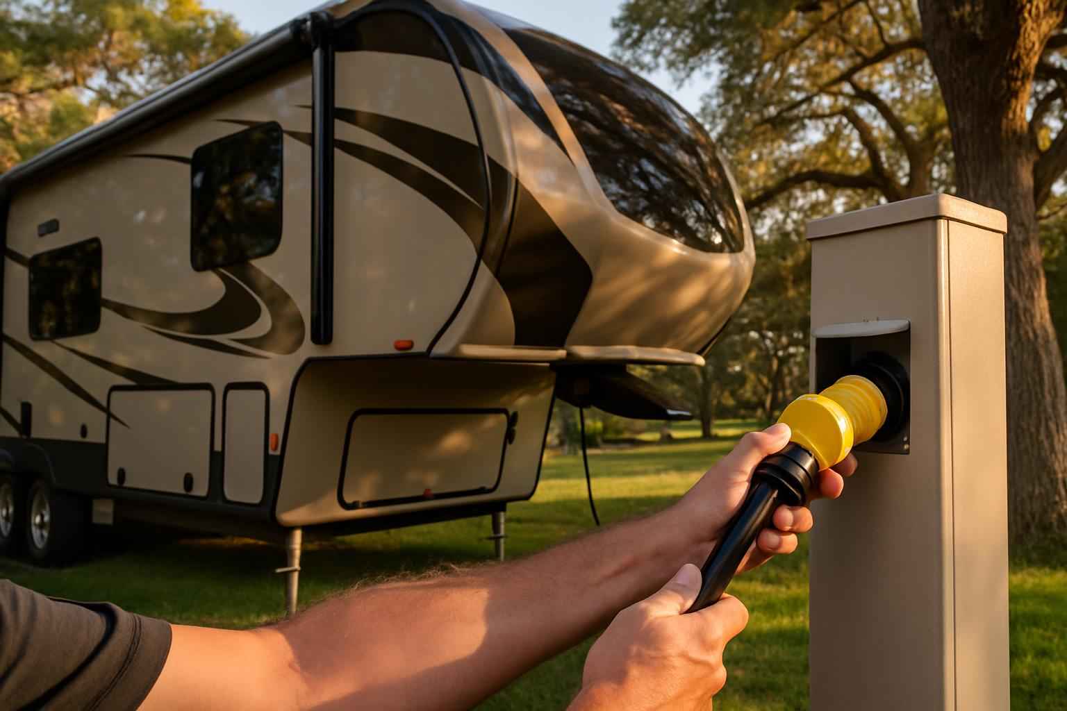 RV Electrical Hookup Service in Pipe Creek TX