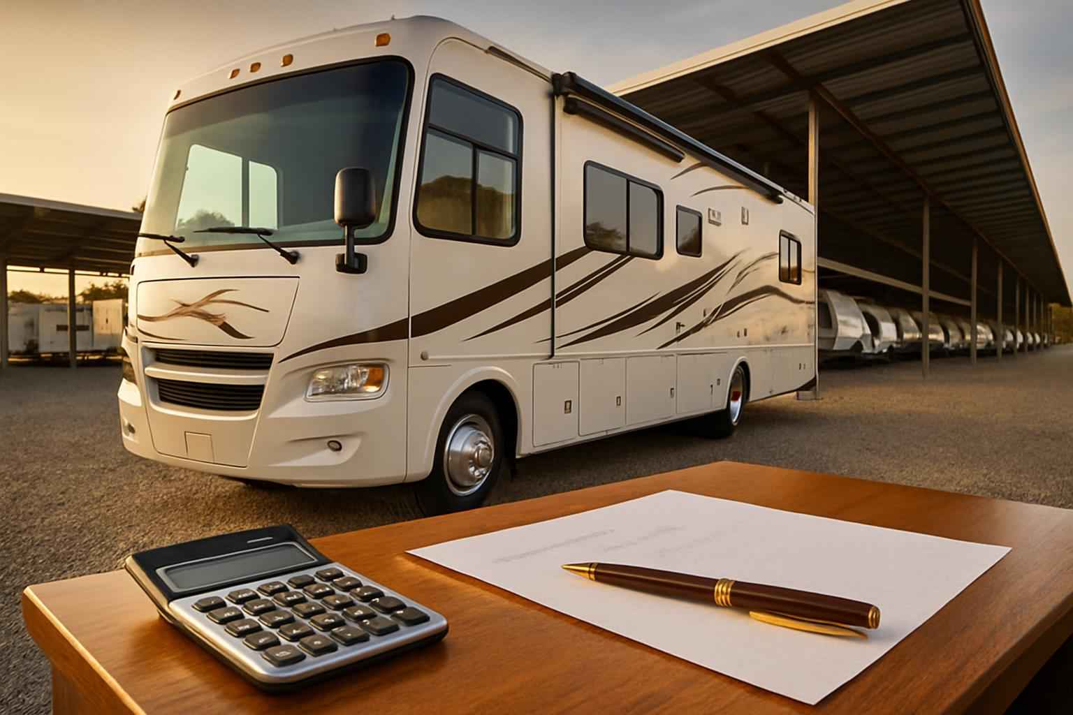 RV Storage Cost Estimate in Pipe Creek TX