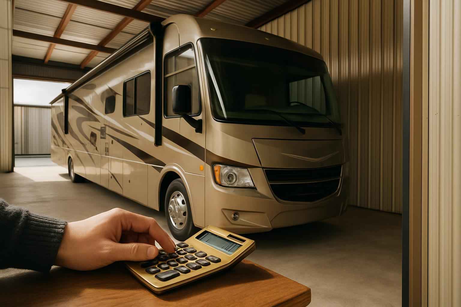 RV Storage Cost Estimate in Pontotoc TX