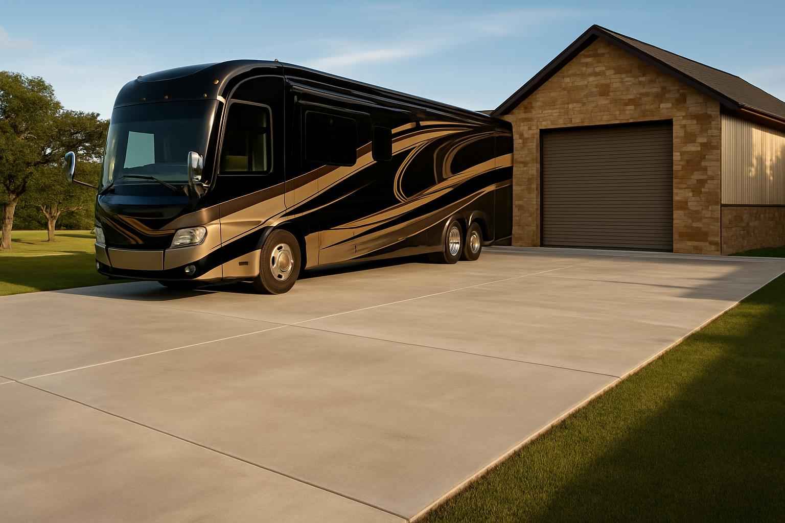 RV Storage Slab Contractor in Horseshoe Bay TX