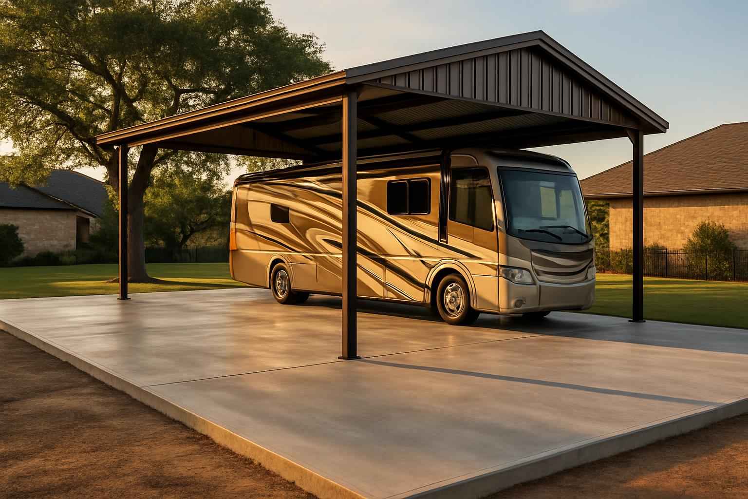 RV Storage Slab Contractor in Marble Falls TX