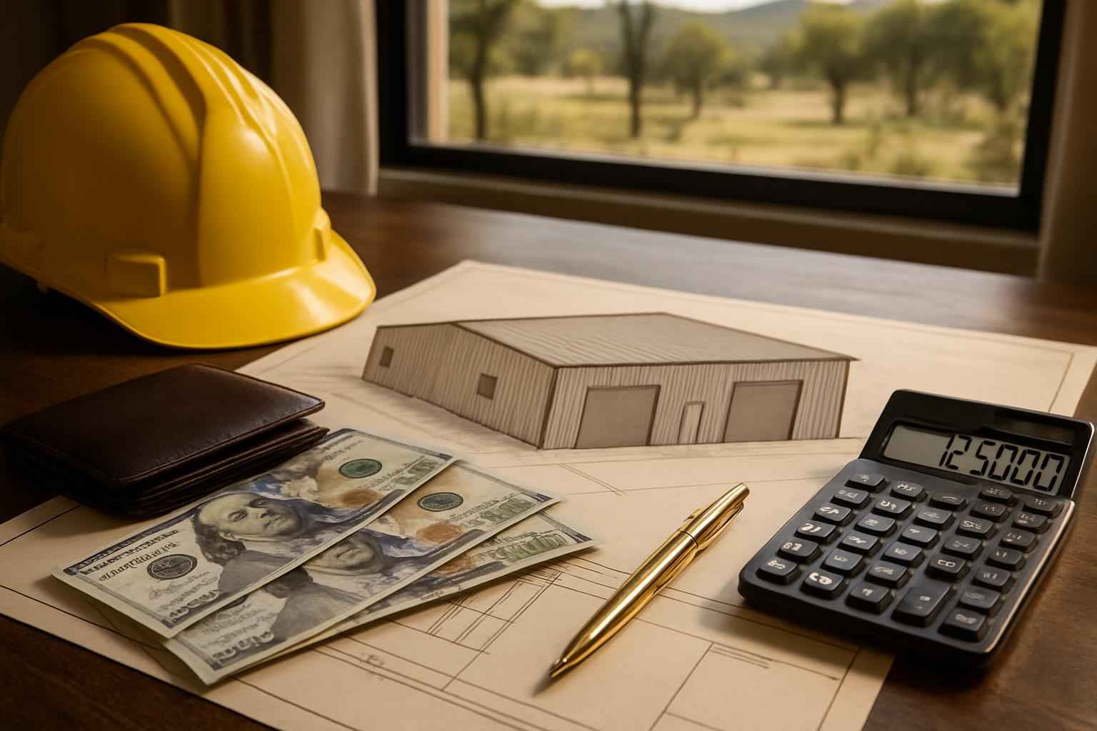 Shop Build Cost Estimate in Medina TX