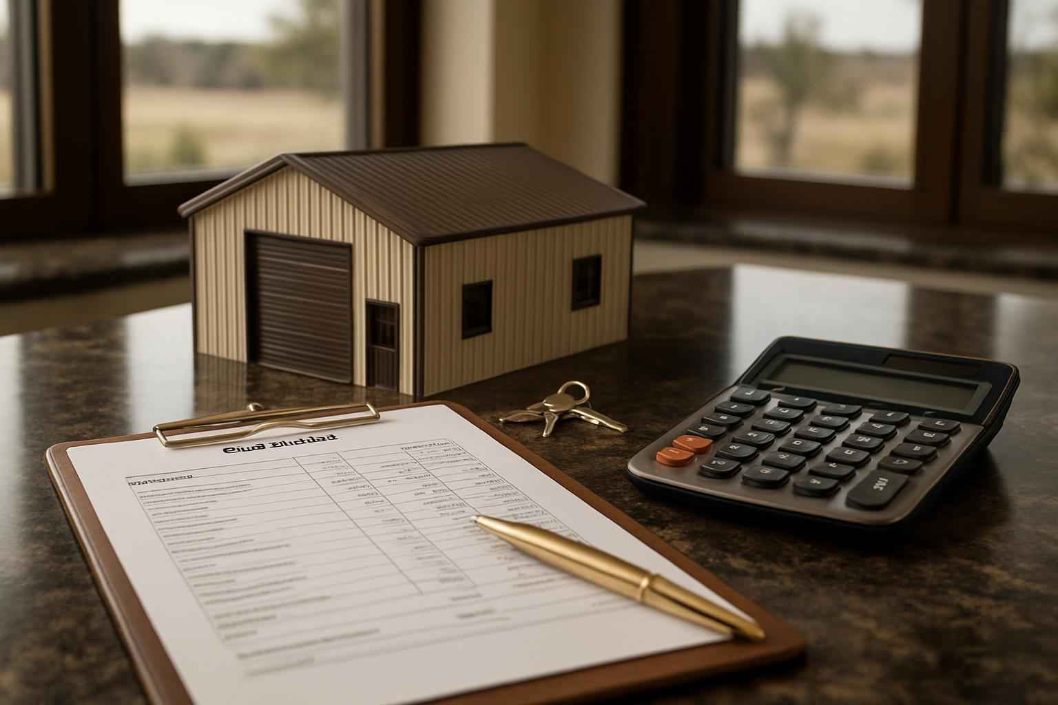 Shop Build Cost Estimate in Pontotoc TX