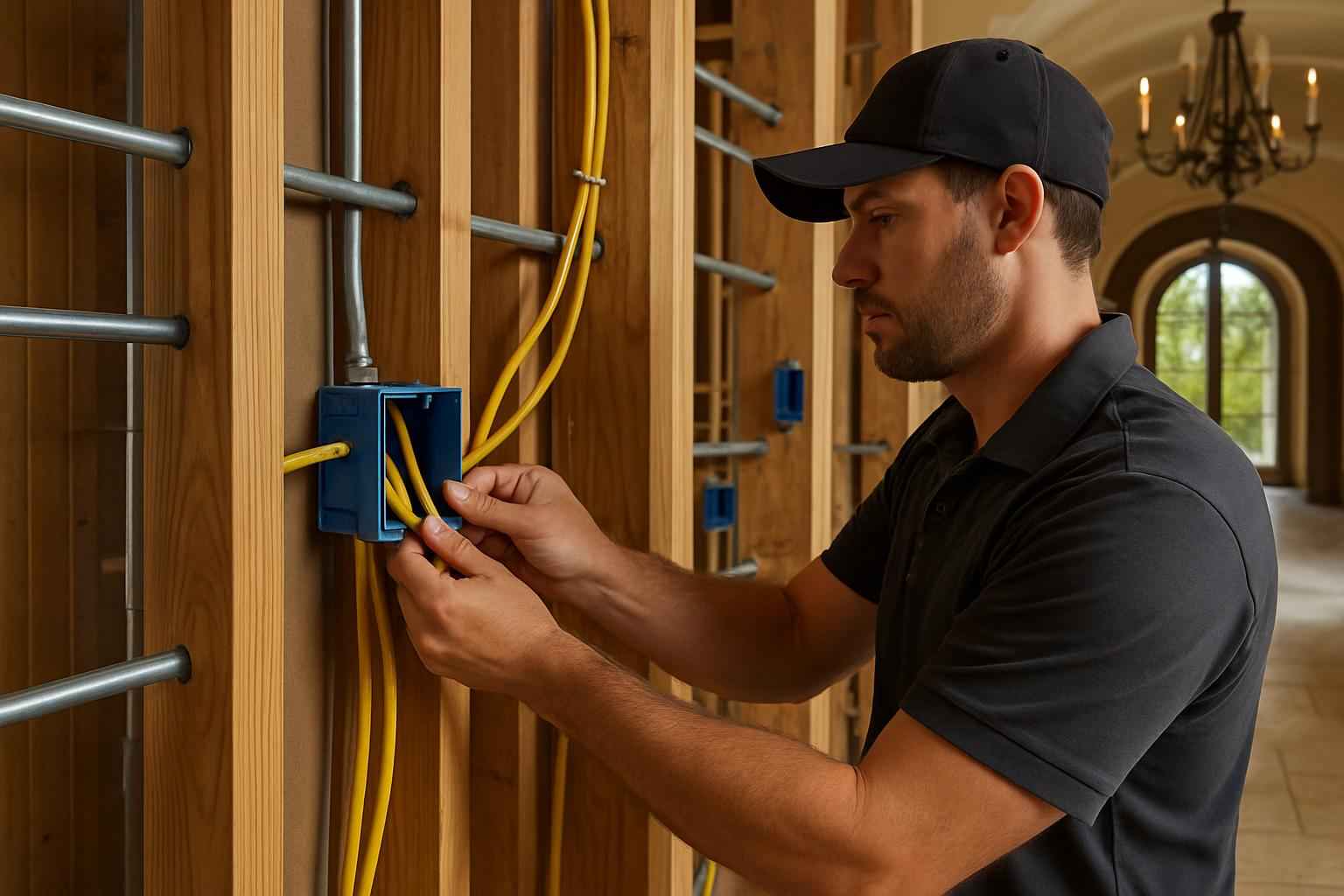 Shop Electrical Rough In Service in Pipe Creek TX