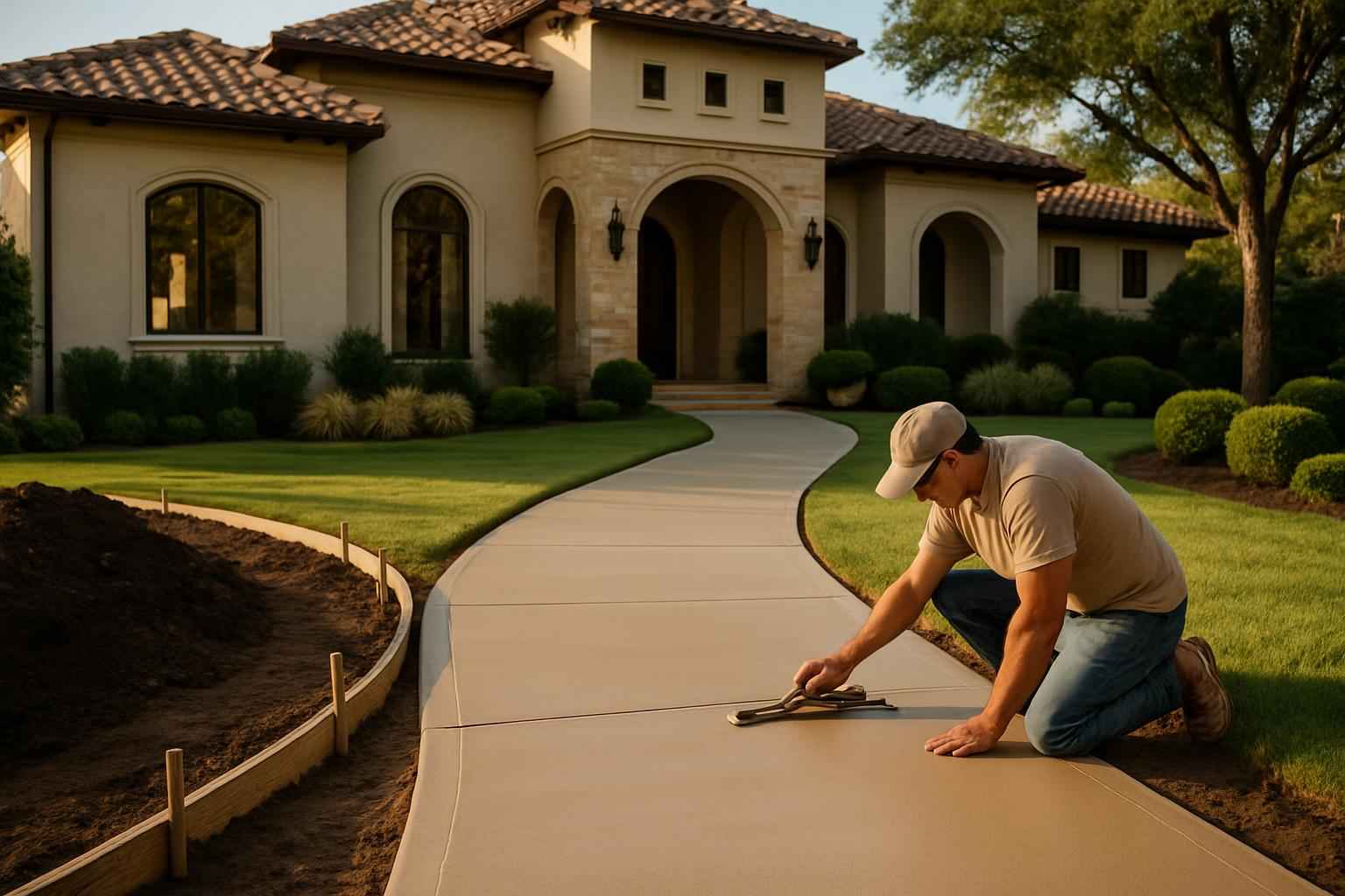 Sidewalk Flatwork Contractor in Horseshoe Bay TX