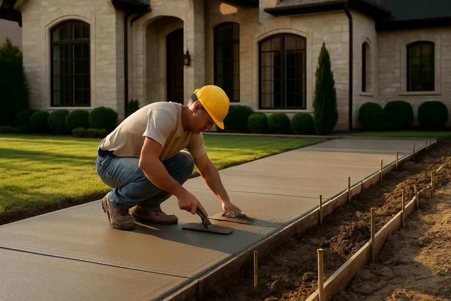 Sidewalk Flatwork Contractor in Kingsland TX