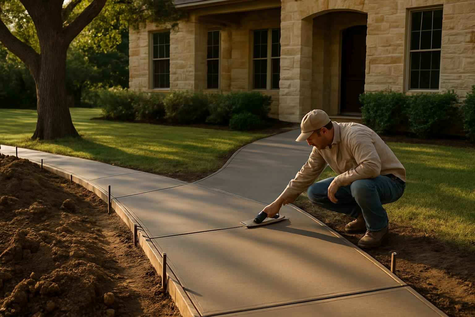Sidewalk Flatwork Contractor in Mason TX