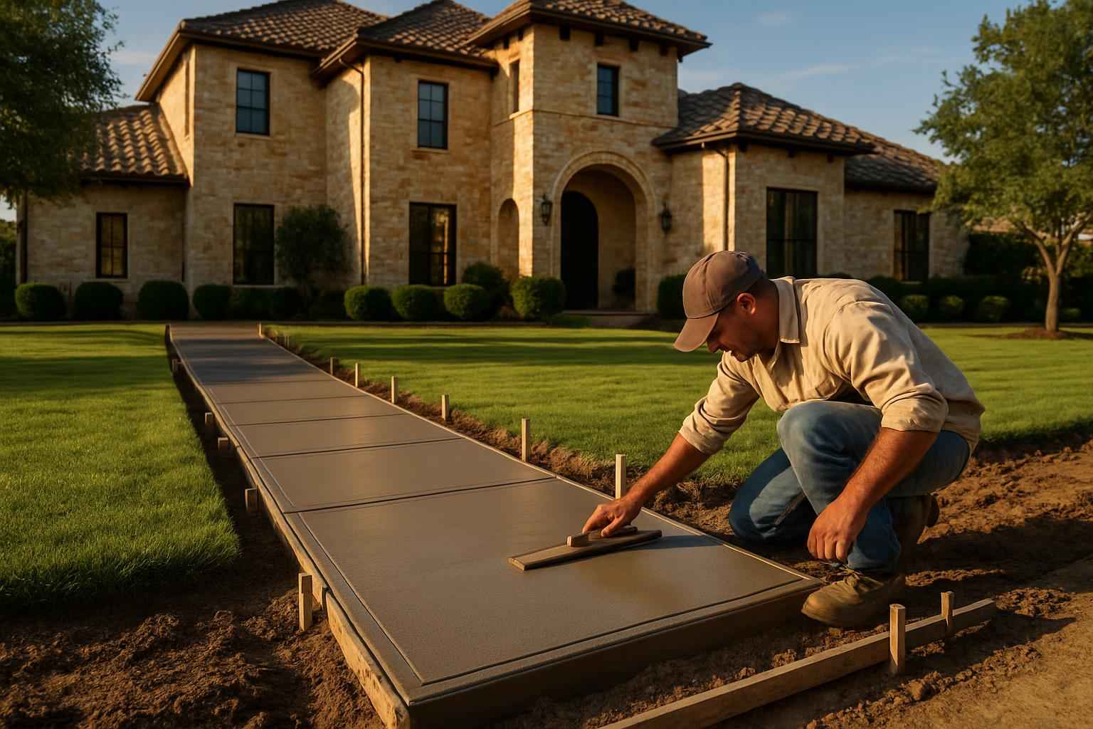 Sidewalk Flatwork Contractor in Pontotoc TX