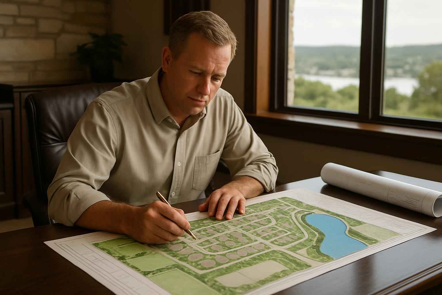 Site Layout Planning Service in Cottonwood Shores TX