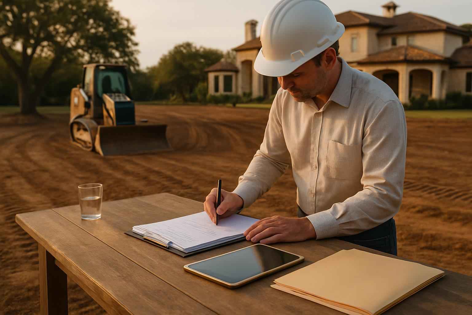 Site Prep Cost Estimate in Horseshoe Bay TX