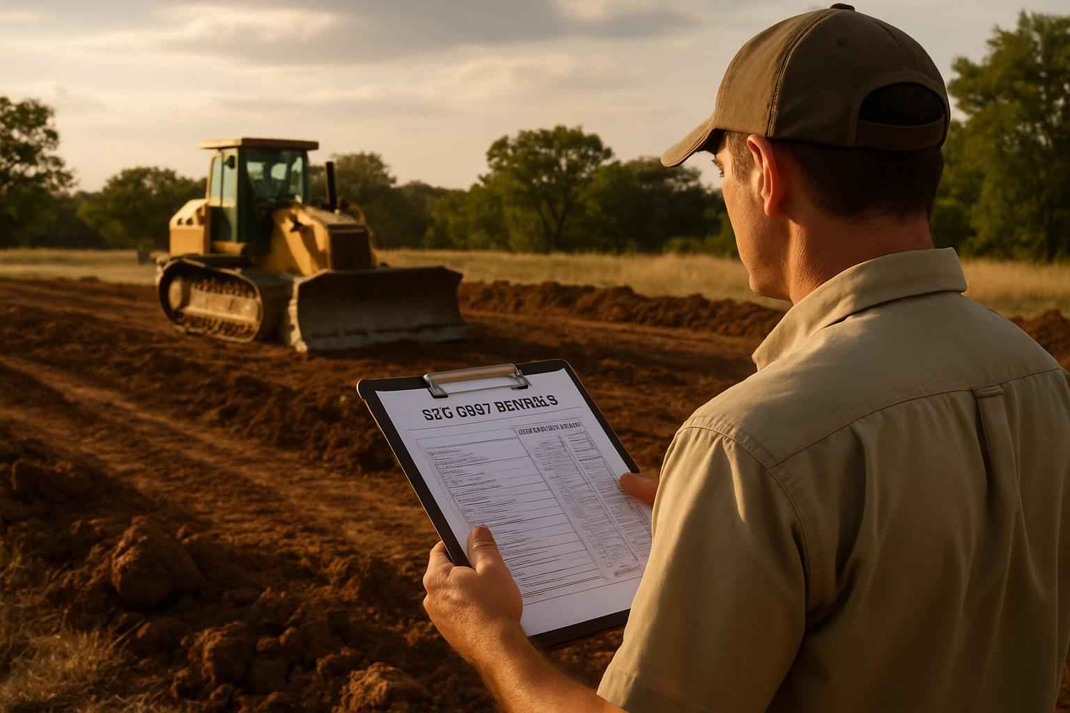 Site Prep Cost Estimate in Pontotoc TX