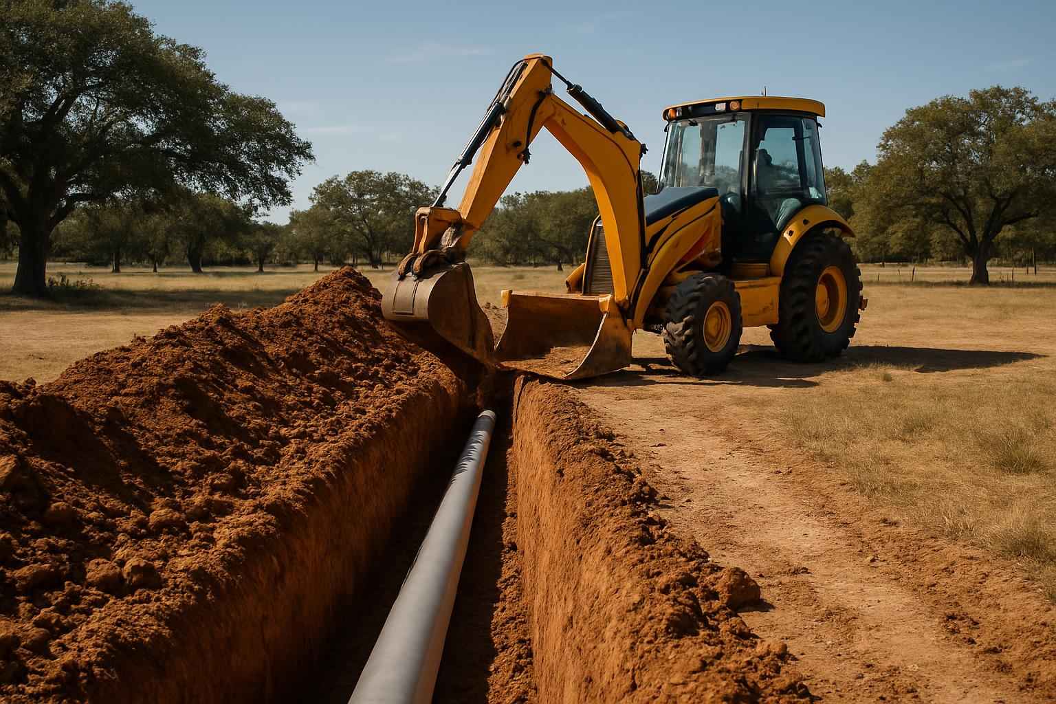 Site Utilities Trenching Service in Medina TX