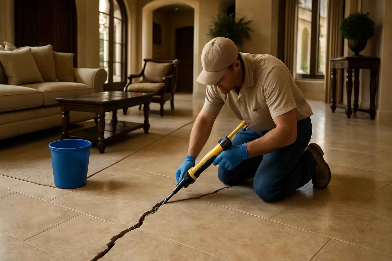 Slab Crack Repair Service in Mason TX