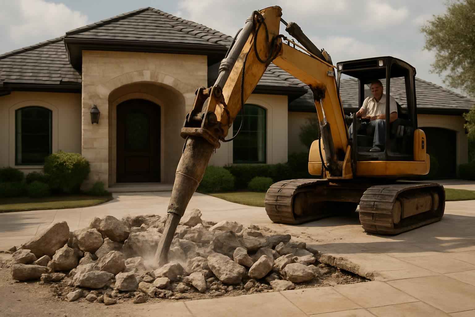 Slab Removal Service in Kingsland TX