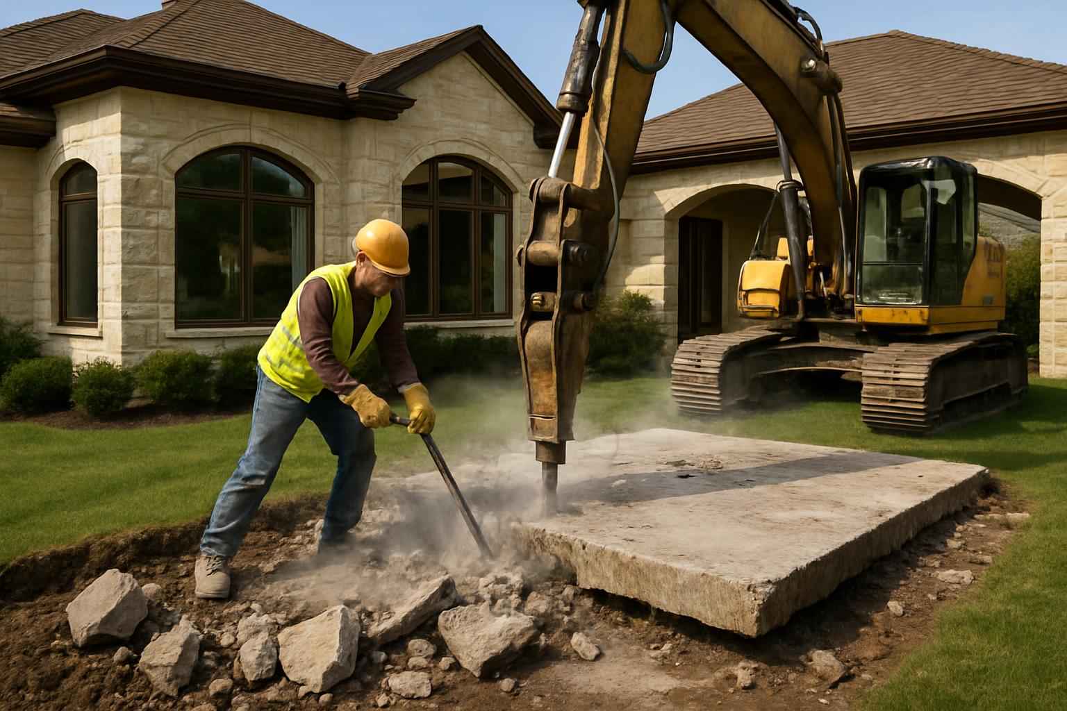 Slab Removal Service in Mason TX