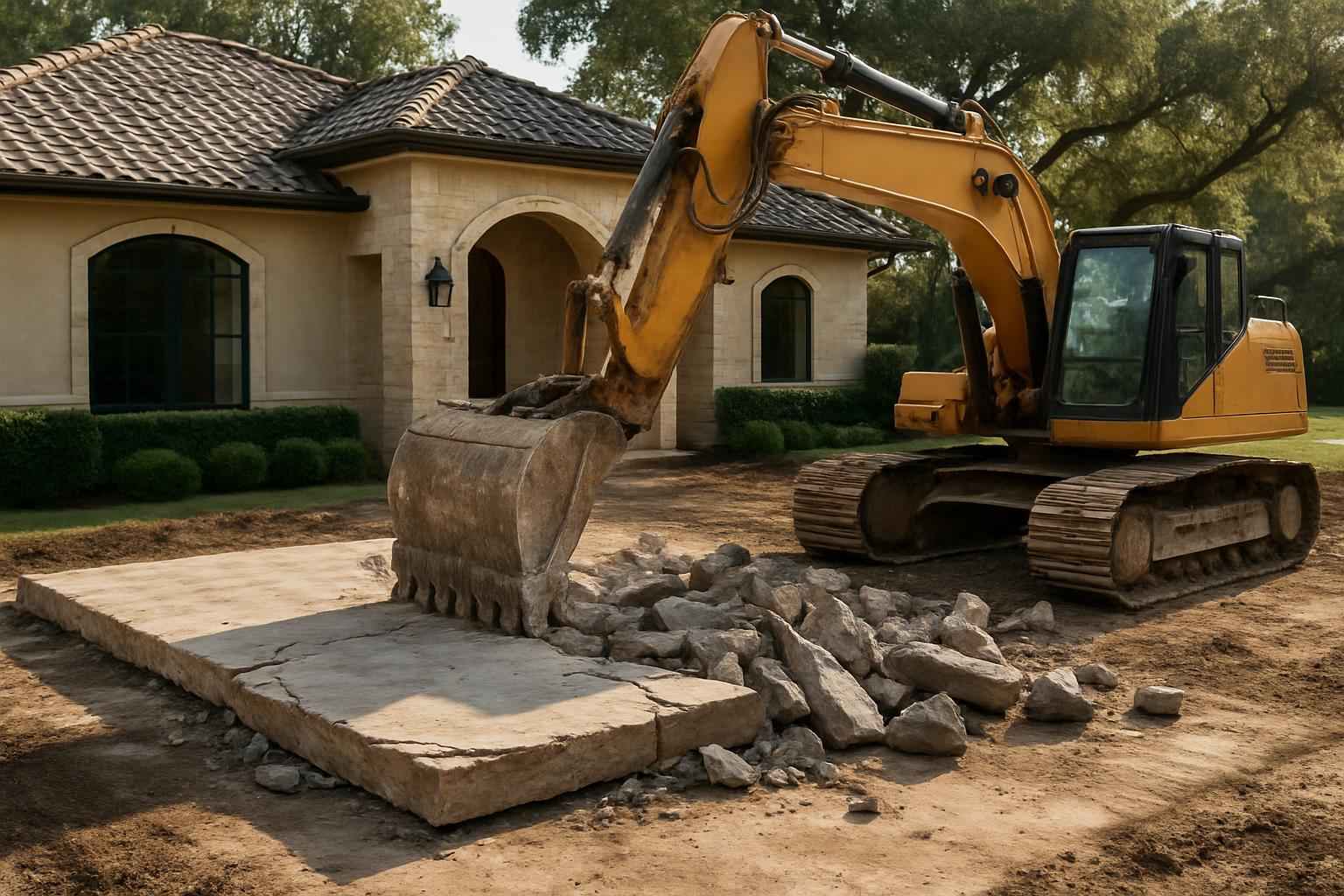 Slab Removal Service in Pipe Creek TX