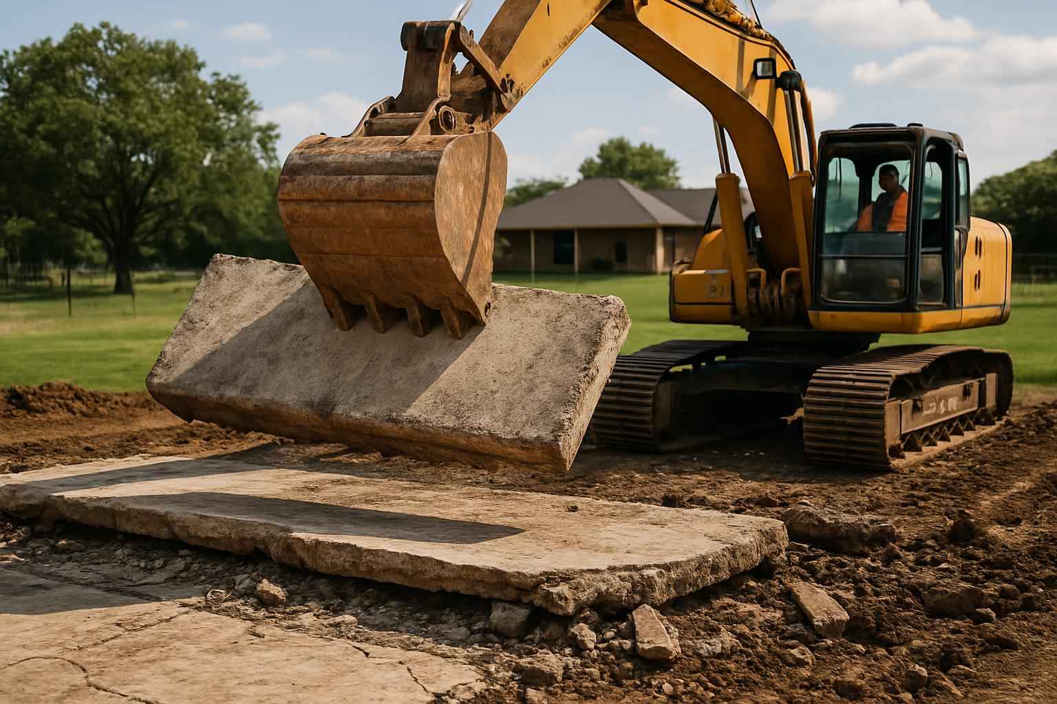 Slab Removal Service in Pontotoc TX