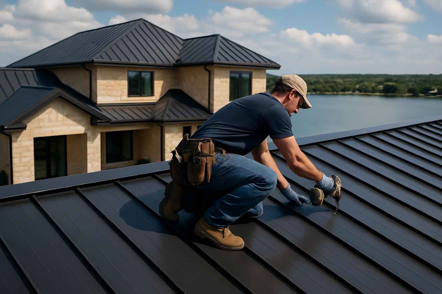 Standing Seam Roof Installer in Cottonwood Shores TX