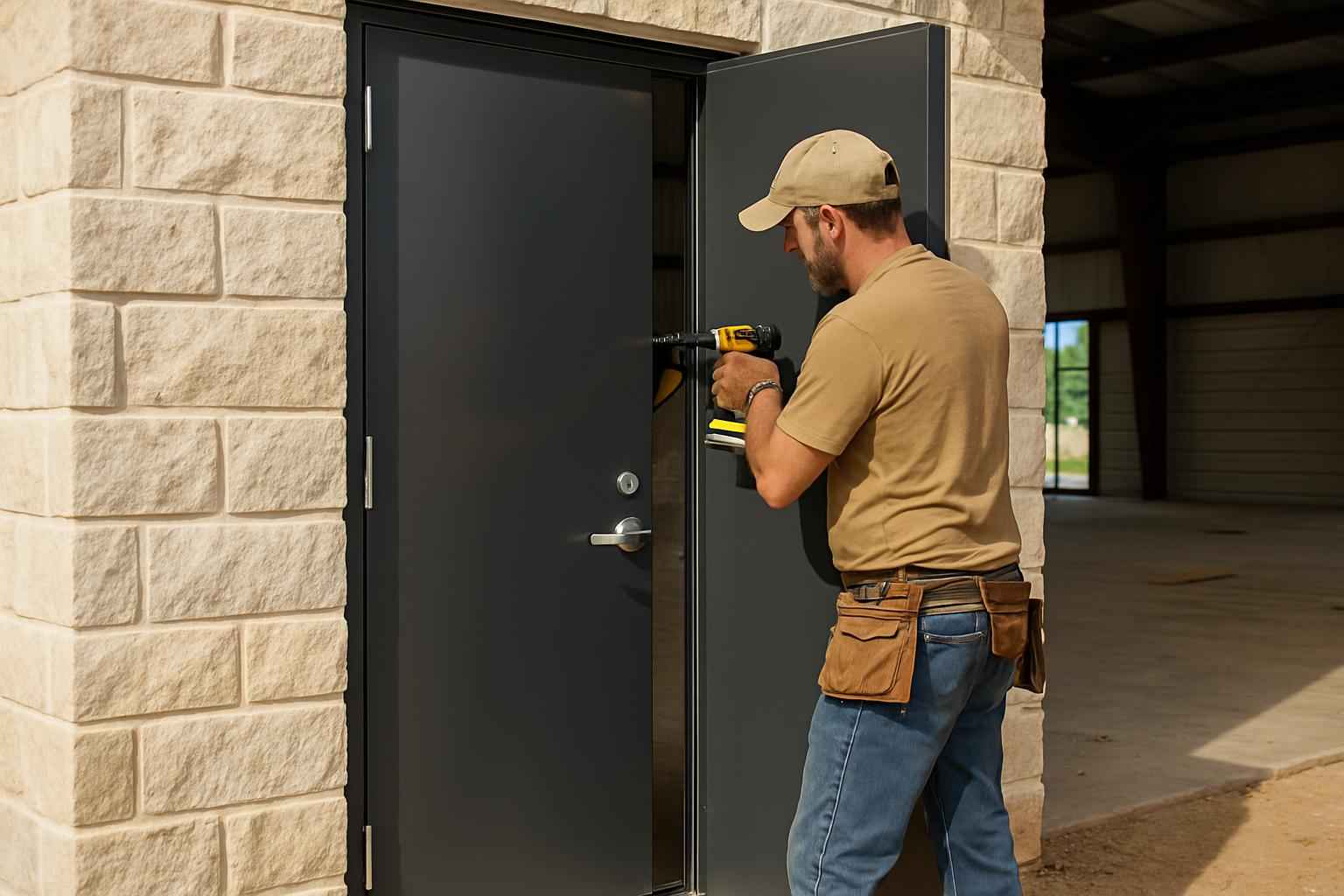 Steel Walk Door Installer in Kingsland TX