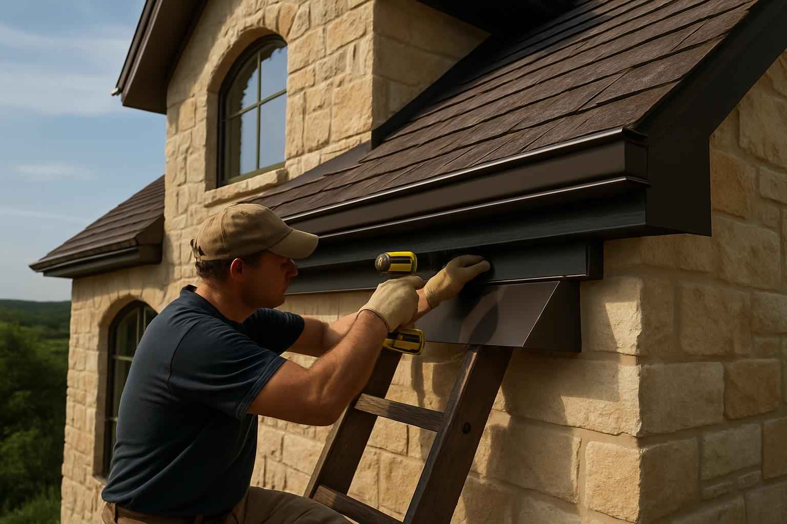 Trim Flashing Installation in Marble Falls TX