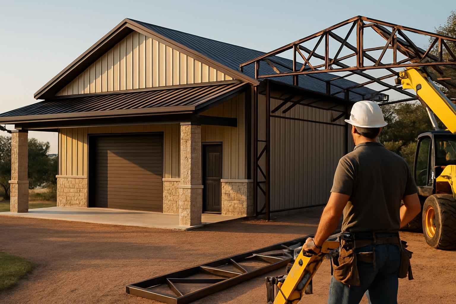 Turnkey Metal Building Service in Horseshoe Bay TX
