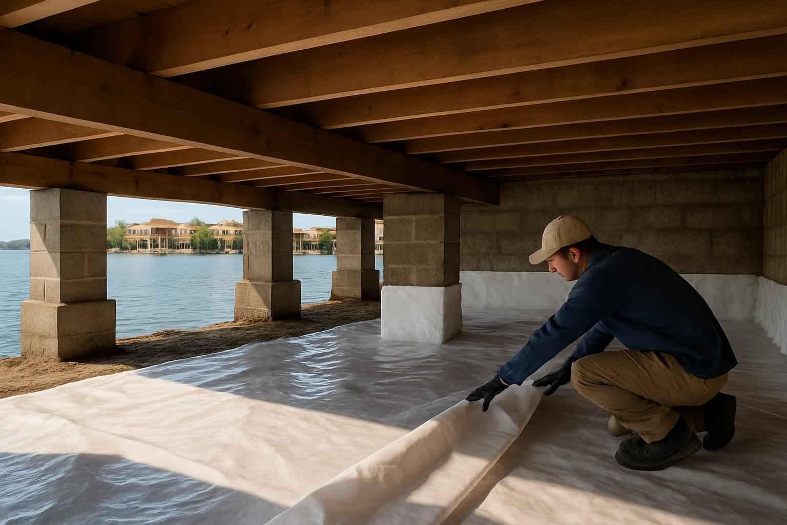 Vapor Barrier Installation in Horseshoe Bay TX