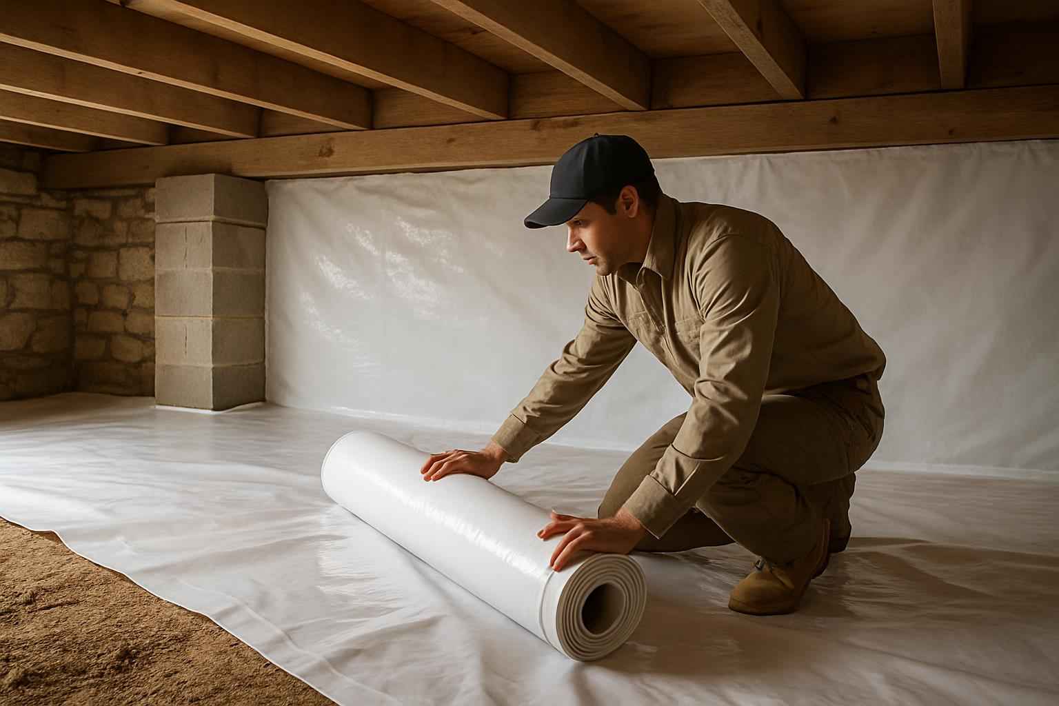 Vapor Barrier Installation in Pipe Creek TX