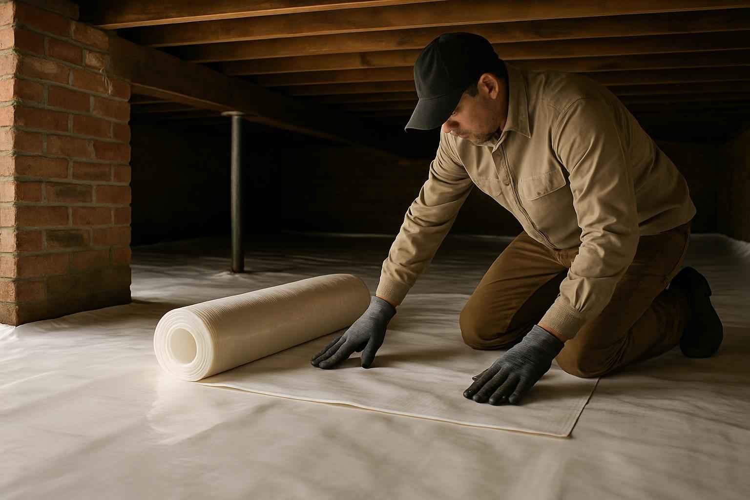 Vapor Barrier Installation in Pontotoc TX