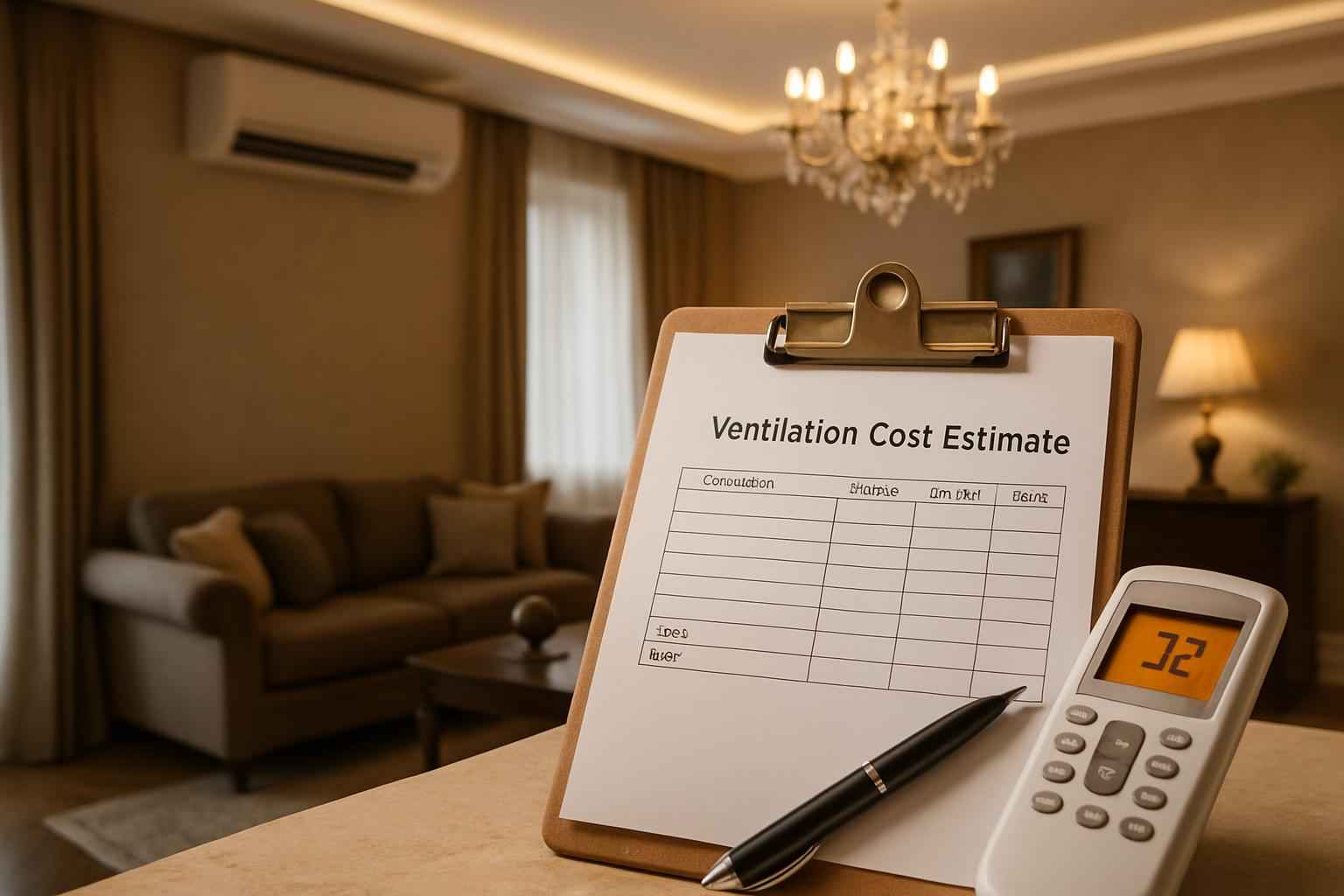 Ventilation Cost Estimate in Cottonwood Shores TX